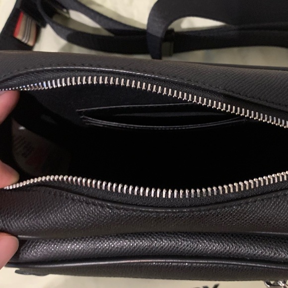 SS22 Burberry Black Leather Crossbody Bag - Picture 3 of 8
